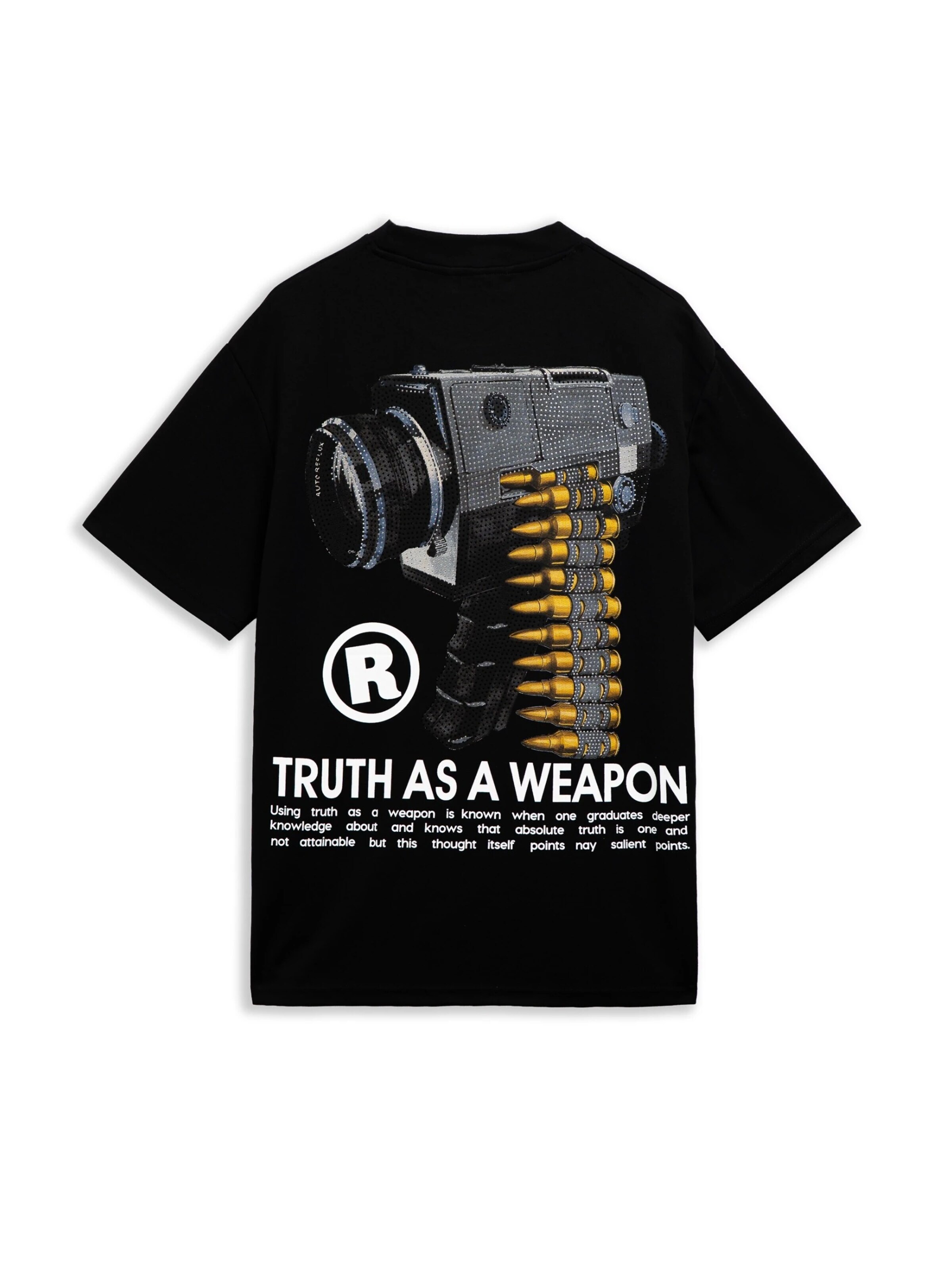 OVER STREET - Camiseta 'Camiseta negra truth as a weapon diamond tee' en negro