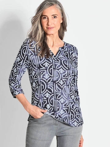 Goldner Blouse in Blauw: voorkant