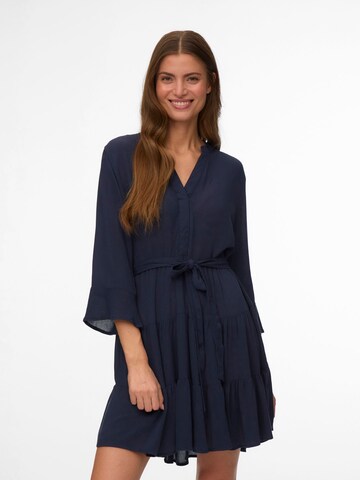 VERO MODA Jurk 'VMMenny' in Blauw: voorkant