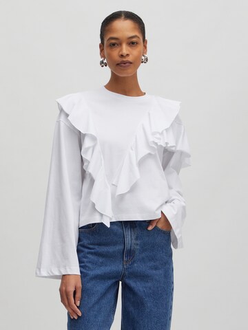EDITED Shirt 'Oda' in White: front