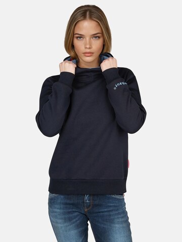 salzhaut Sweatshirt 'Talken' in Blue: front