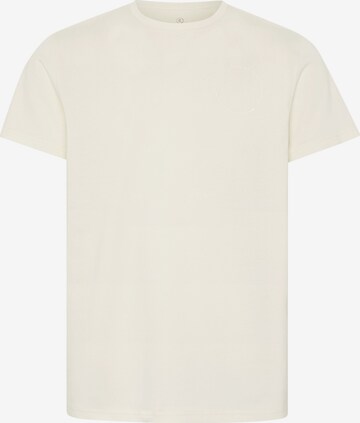 Detto Fatto Shirt ' mit Print-Botschaft ' in White: front