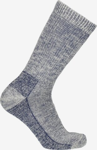 Merino Love Sokken 'The Alpine Sokken' in Blauw: voorkant