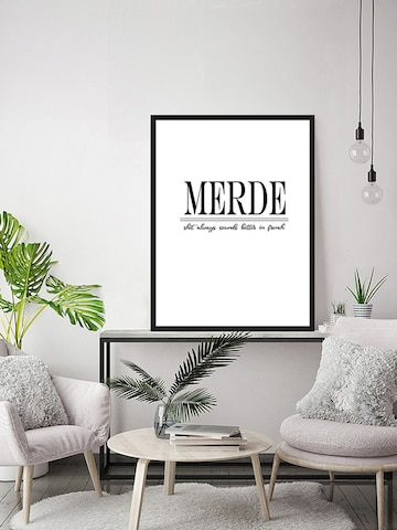 Liv Corday Image 'Merde' in Black