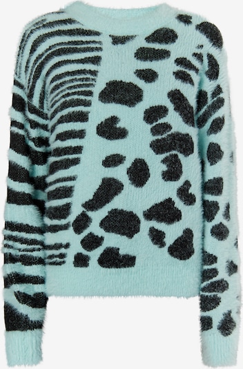 MYMO Pullover 'Biany' in mint / schwarz, Produktansicht