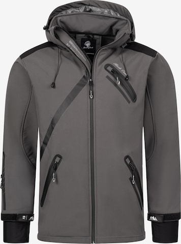 Rock Creek Outdoorjacke in Grau: predná strana