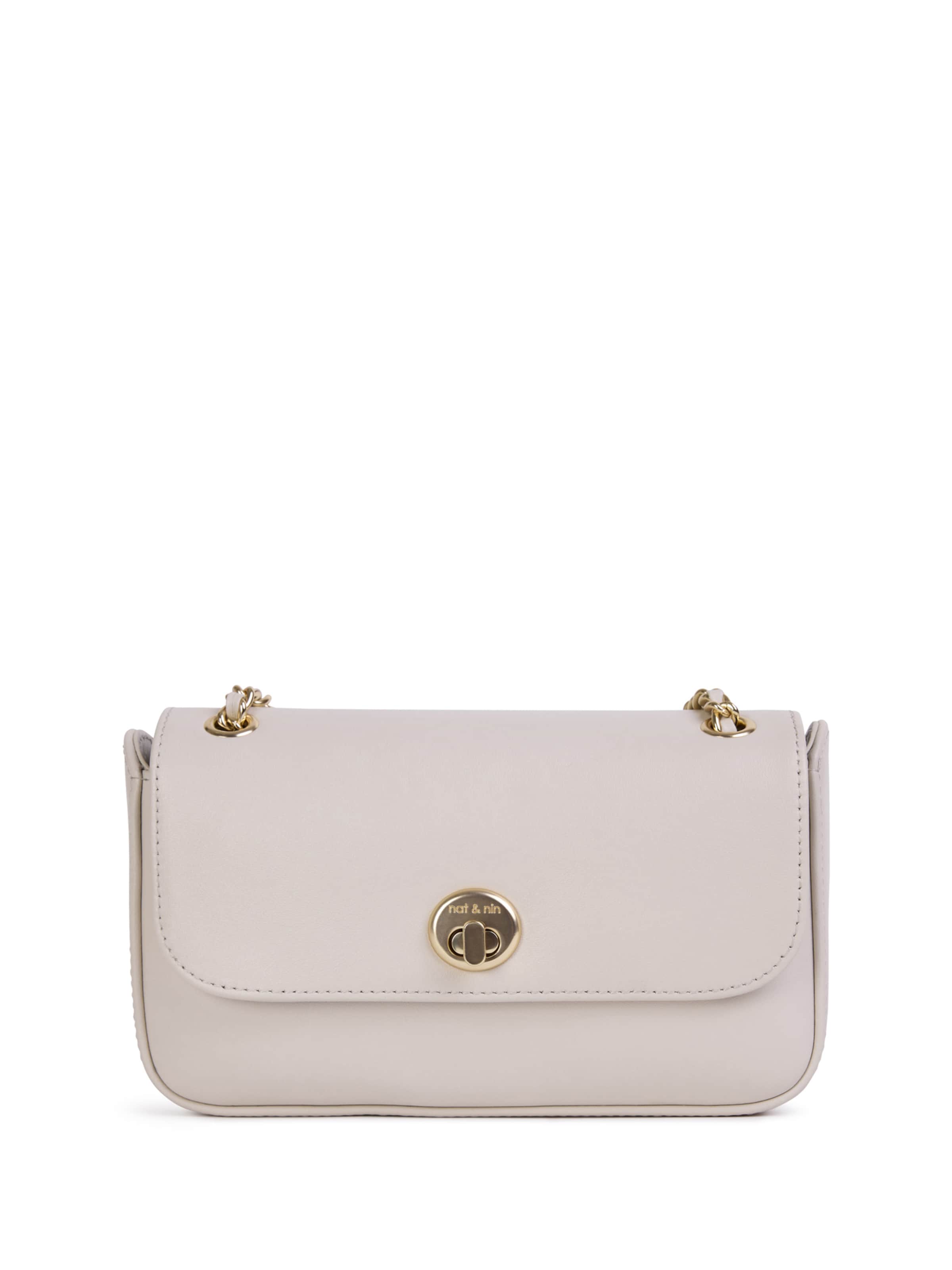 Nat&Nin Crossbody bag ' MINI GRACE ' in White: front