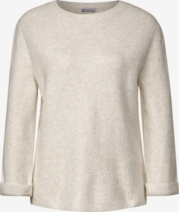 STREET ONE Sweater in Beige: front