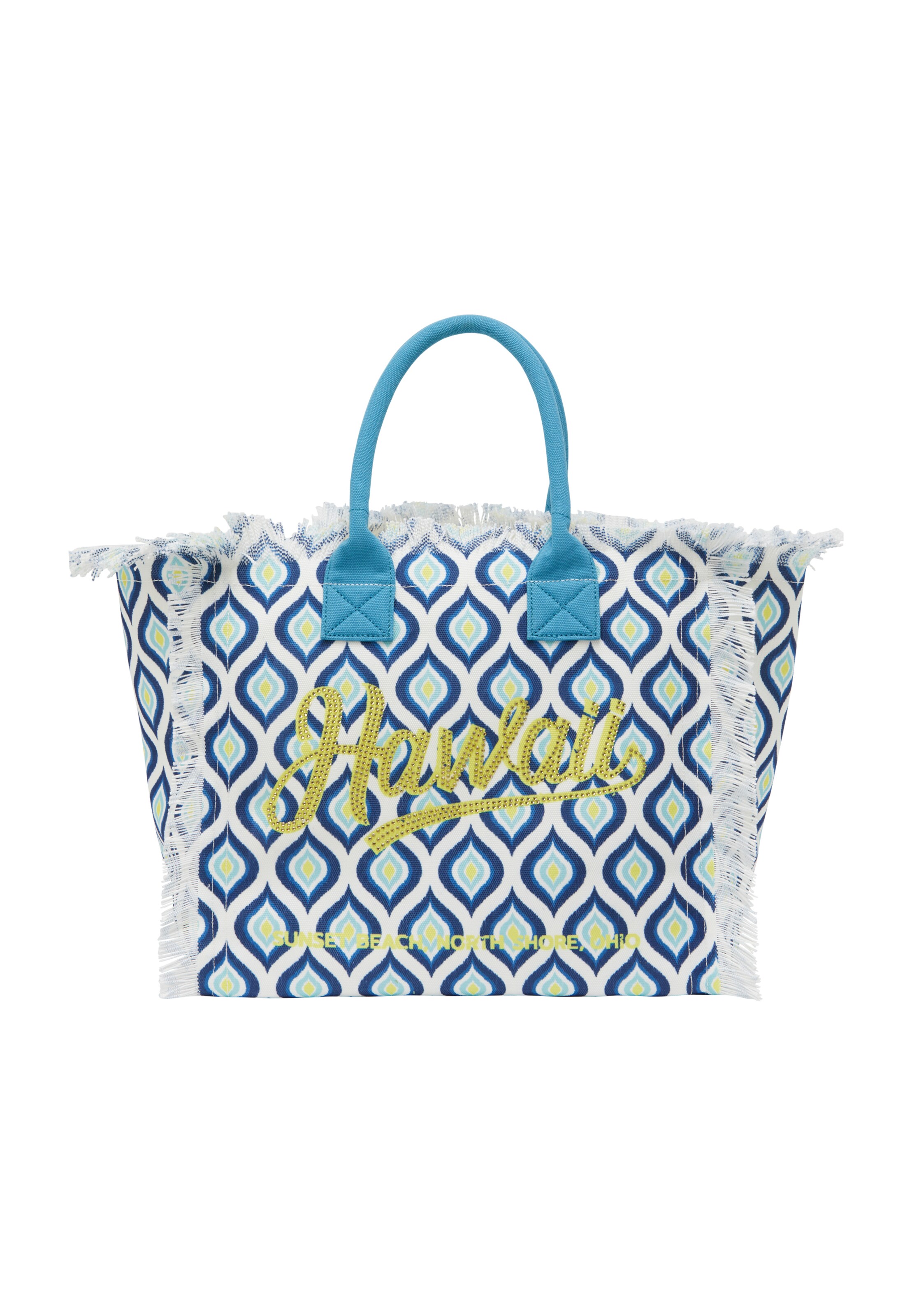 IZIA Ročna torbica | modra barva: sprednja stran