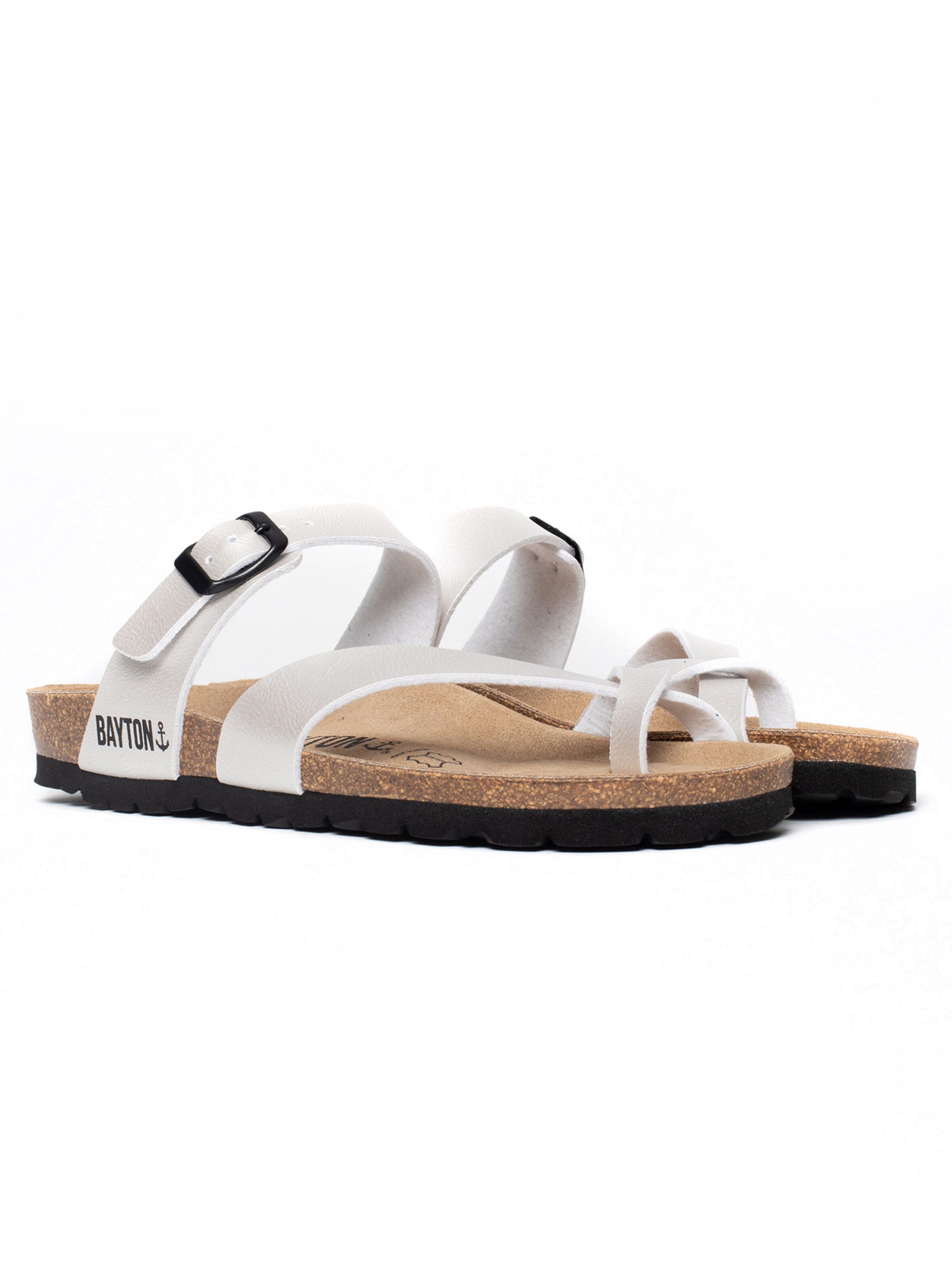 Bayton Pantoletter 'Diane' i hvid