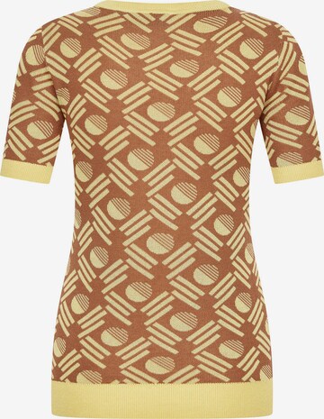4funkyflavours Shirt 'Perfect Love Affair' in Brown