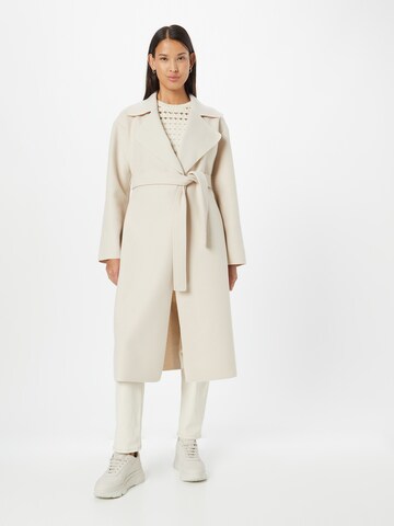 NLY by Nelly Between-Seasons Coat in Beige: front