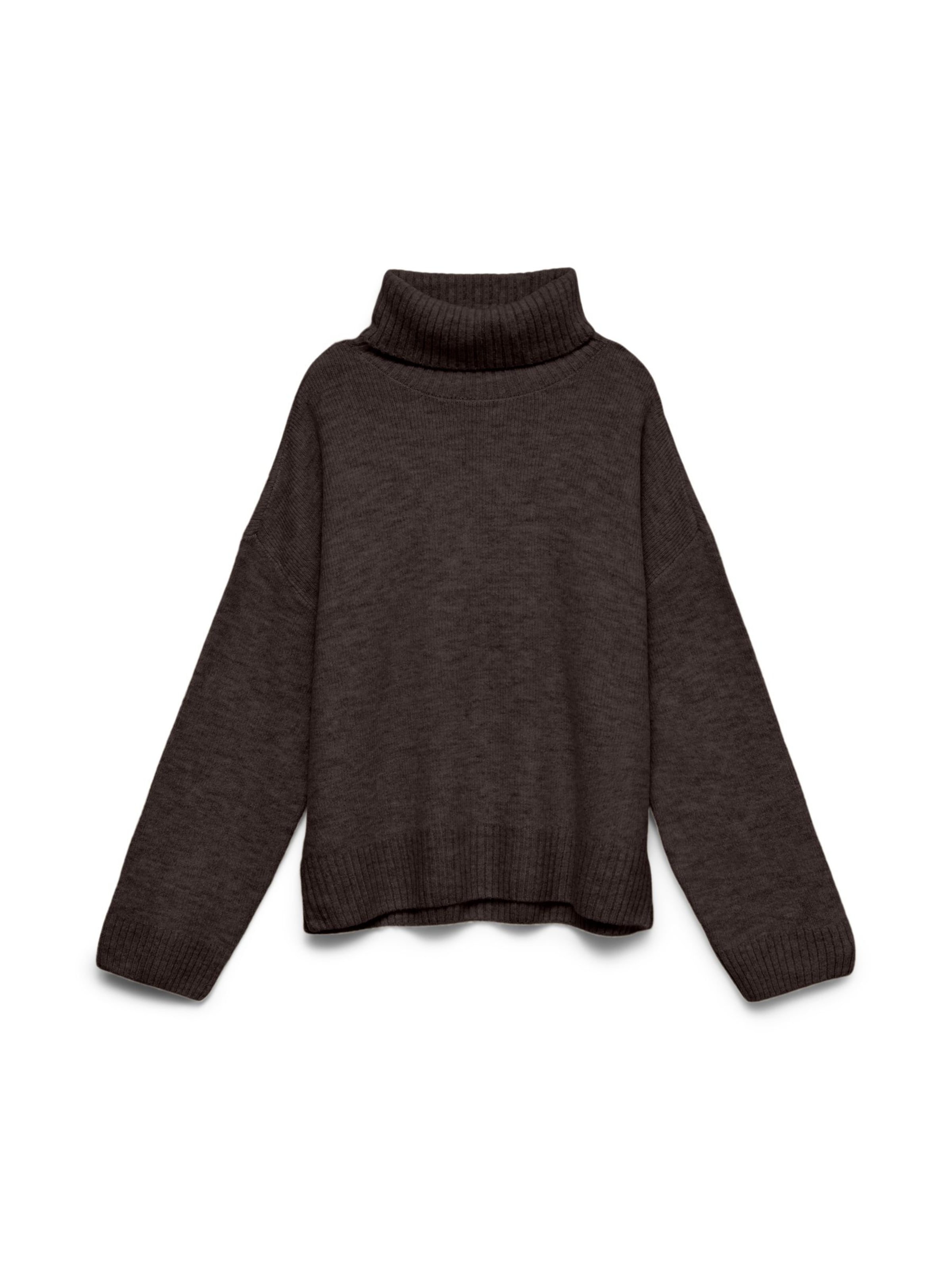 VERO MODA Pullover 'VMLefile' in Braun: Vorderseite