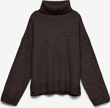 VERO MODA Sweater 'VMLefile' in Brown: front