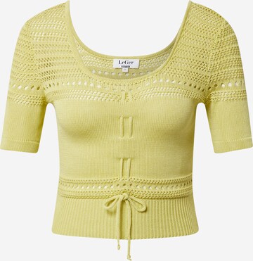 Tops en tricot 'Raquel' LeGer by Lena Gercke en vert : devant