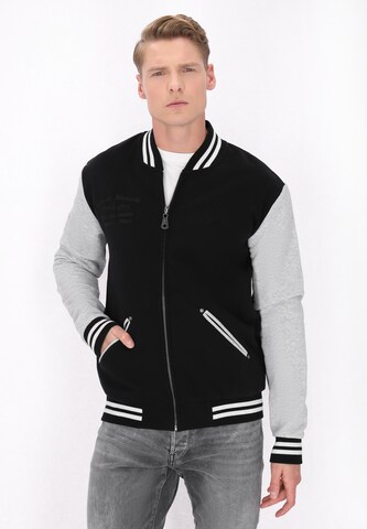 DreiMaster Vintage - Chaqueta de entretiempo en negro: frente