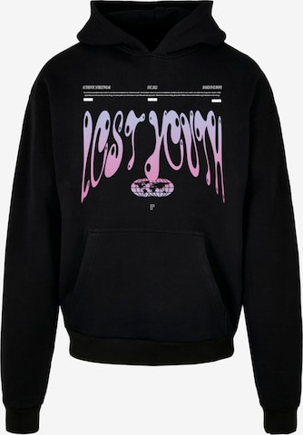 Lost Youth Sweatshirt 'Authentic' i sort: forside