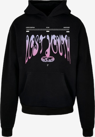 Lost Youth Sweatshirt 'Authentic' i svart: framsida