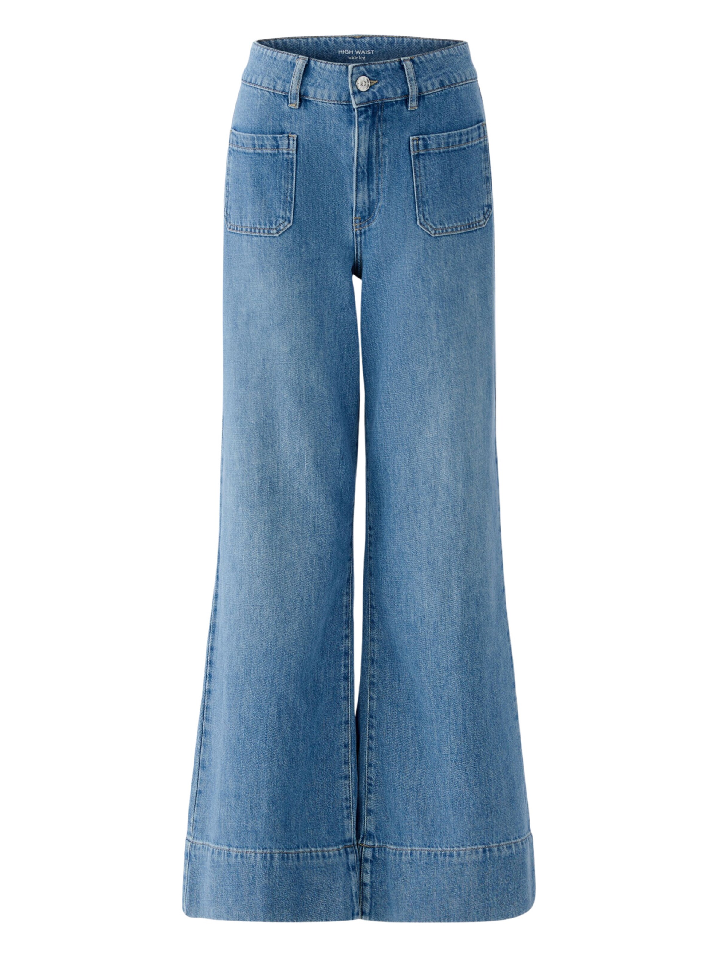 OUI Wide leg Jeans in Blue: front
