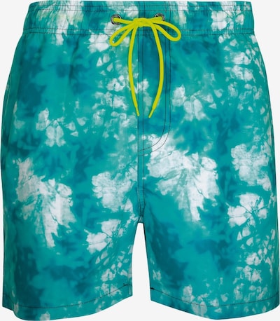 wavebreaker Uimashortsit värissä sinivihreä / tummansininen / petrooli / offwhite, Tuotenäkymä