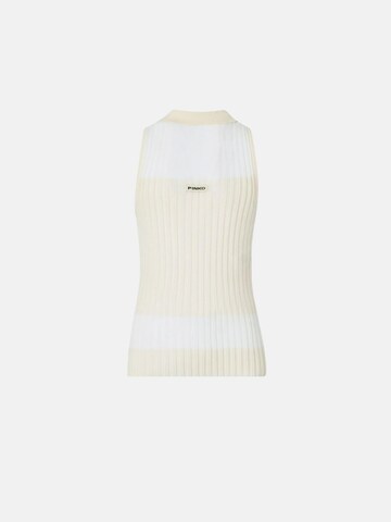 Top in maglia di PINKO in beige