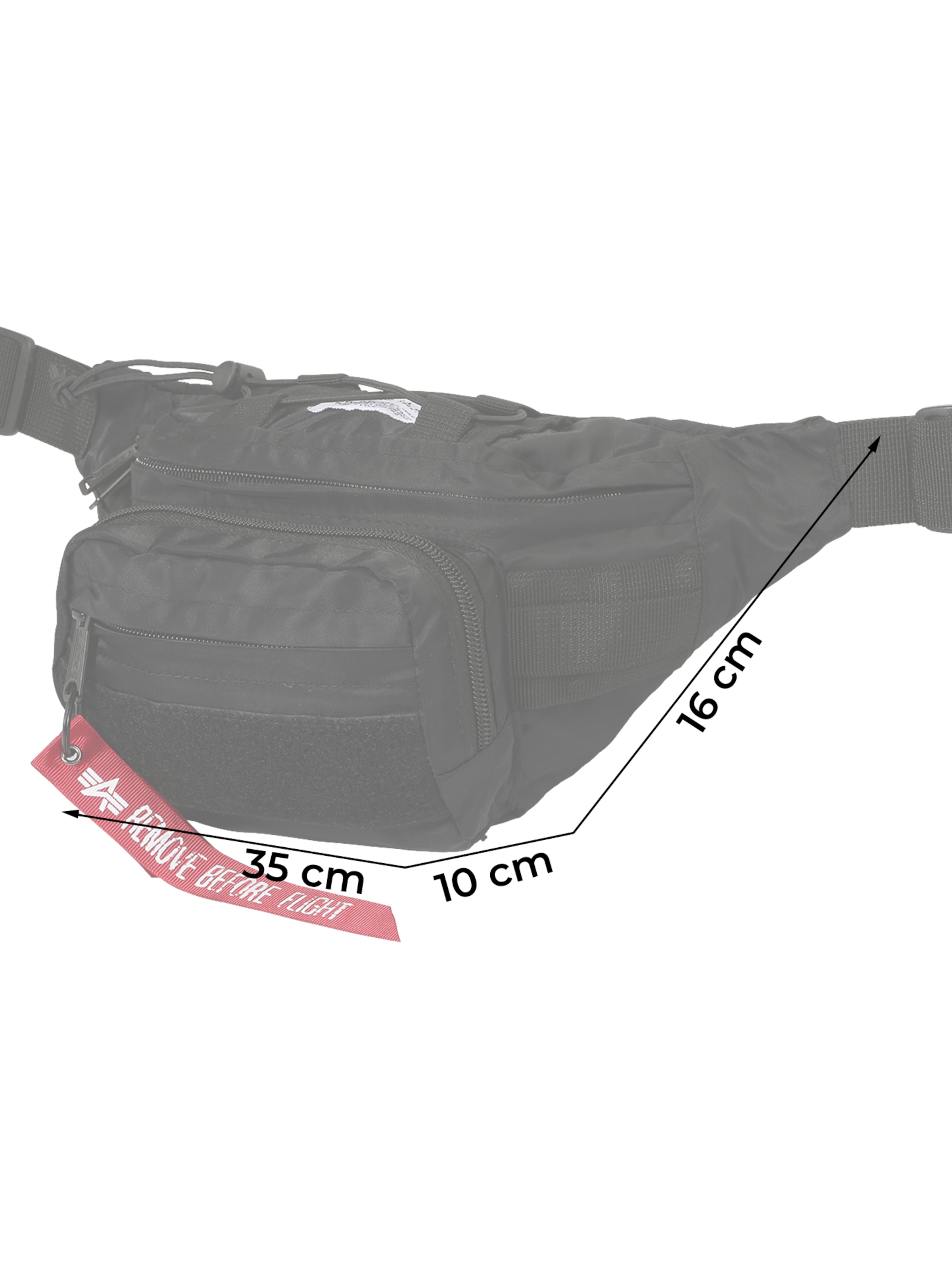 Sacs banane ALPHA INDUSTRIES en noir