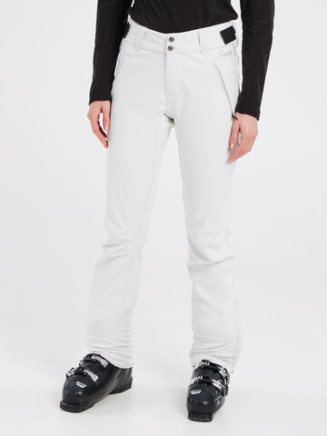 PROTEST Slim fit Workout Pants 'LOLE' in White: front