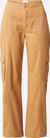 Abercrombie & Fitch Ohlapna forma Kargo hlače | rjava barva: sprednja stran