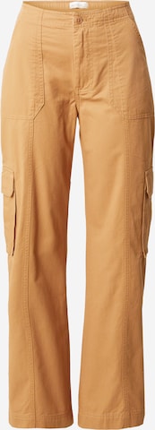 Abercrombie & Fitch Loosefit Cargobroek in Bruin: voorkant