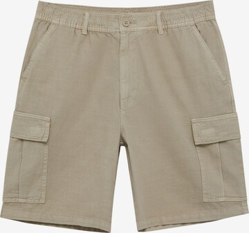 Pull&Bear Regular Cargobroek in Beige: voorkant