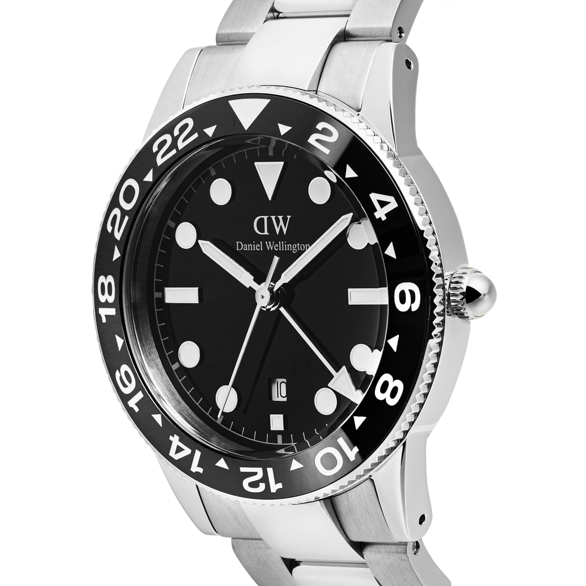 Montre à affichage analogique Daniel Wellington en argent
