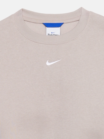 NIKE Спортен суитшърт 'Studio' в сиво