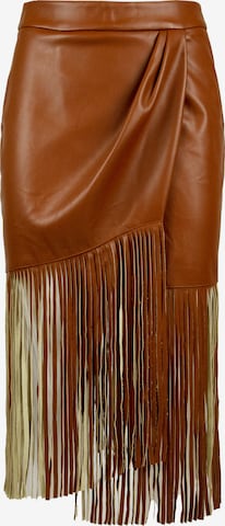 Influencer Skirt in Brown: front