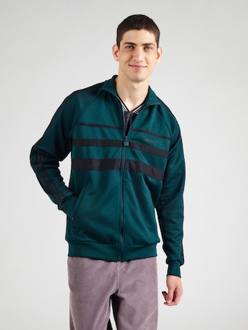 Giacca di felpa 'The First' di ADIDAS ORIGINALS in verde: frontale