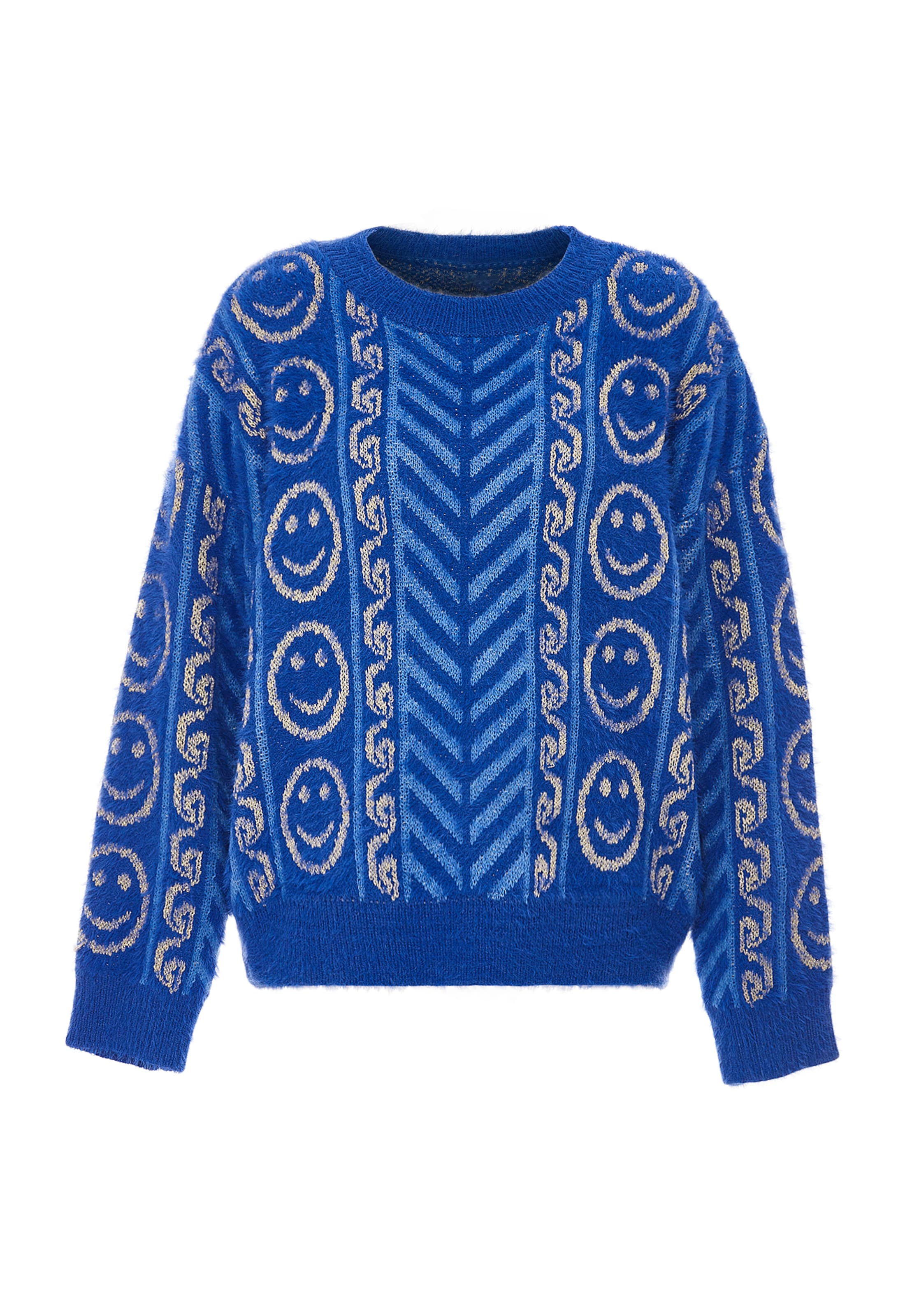 ebeeza Pullover in Blau: Vorderseite