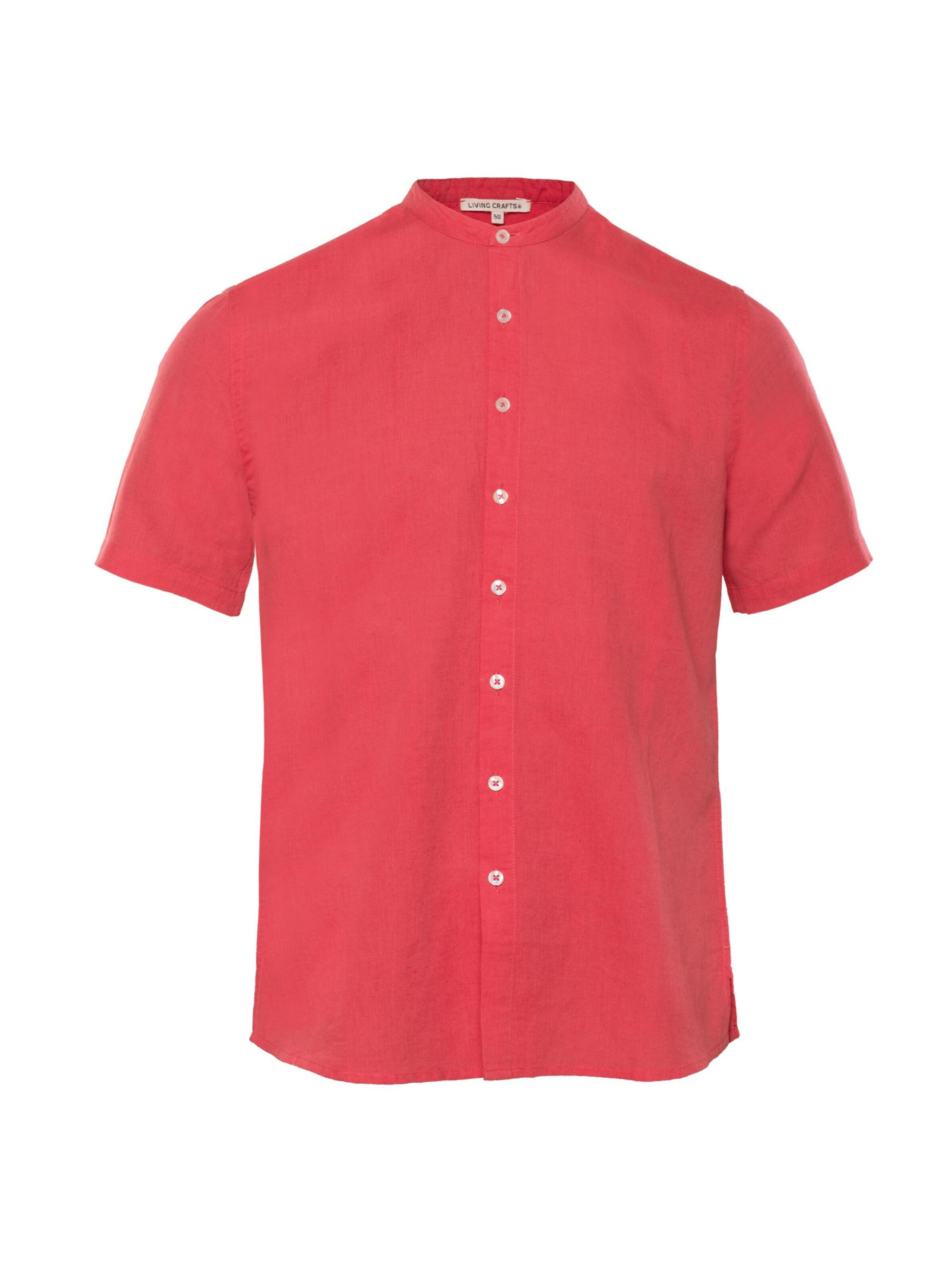 Living Crafts Hemd 'RUBEN'‌‌‌‌‌‌‌‌‌ in Rot: Vorderseite