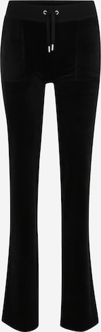 Juicy Couture Tallregular Hlače 'DEL RAY' - crna boja: prednji dio
