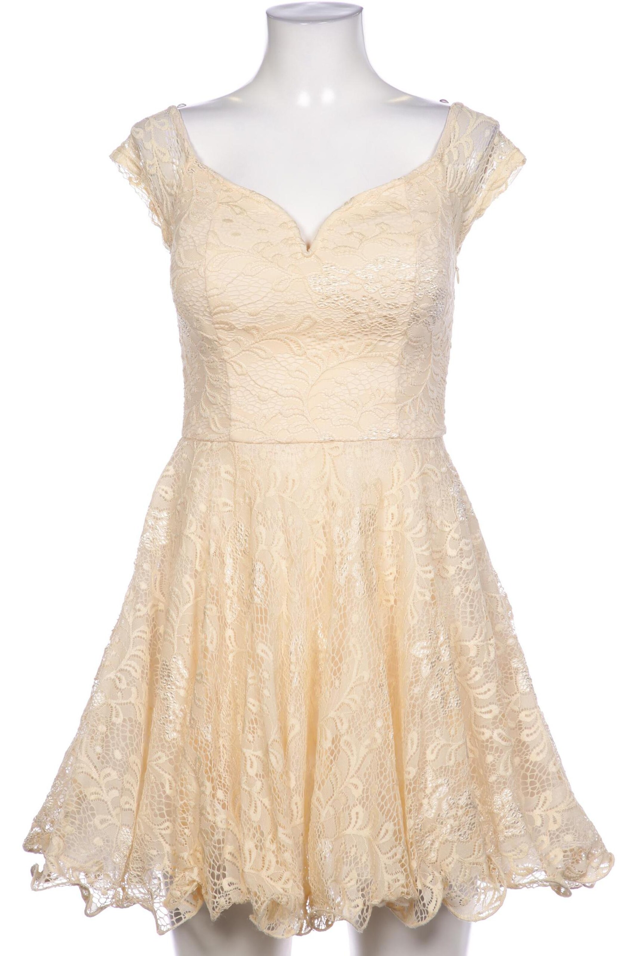 Chi Chi London Kleid M in Beige: Vorderseite