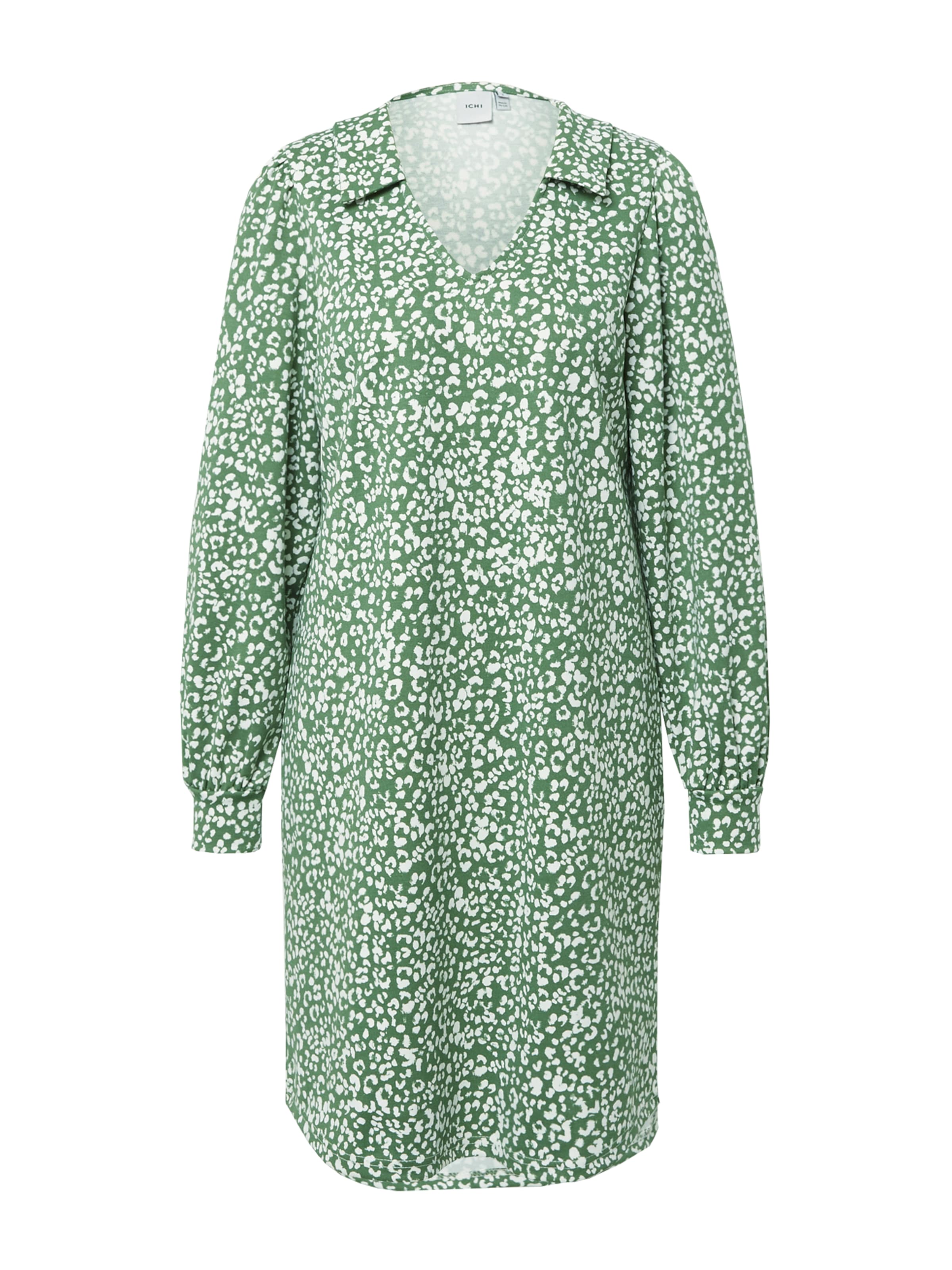 ICHI Рокля 'KATE' в зелено: отпред
