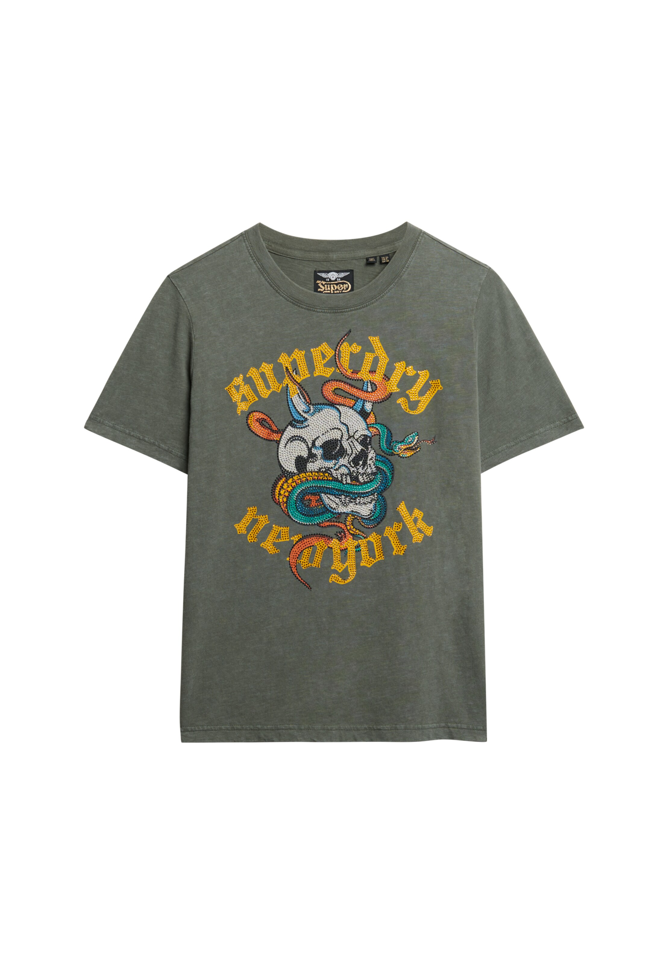 Superdry Shirt in Groen: voorkant