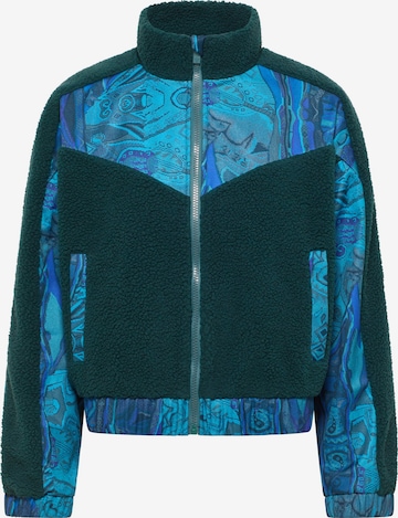Carlo Colucci Fleece Jacket 'Ezechiele' in Green: front