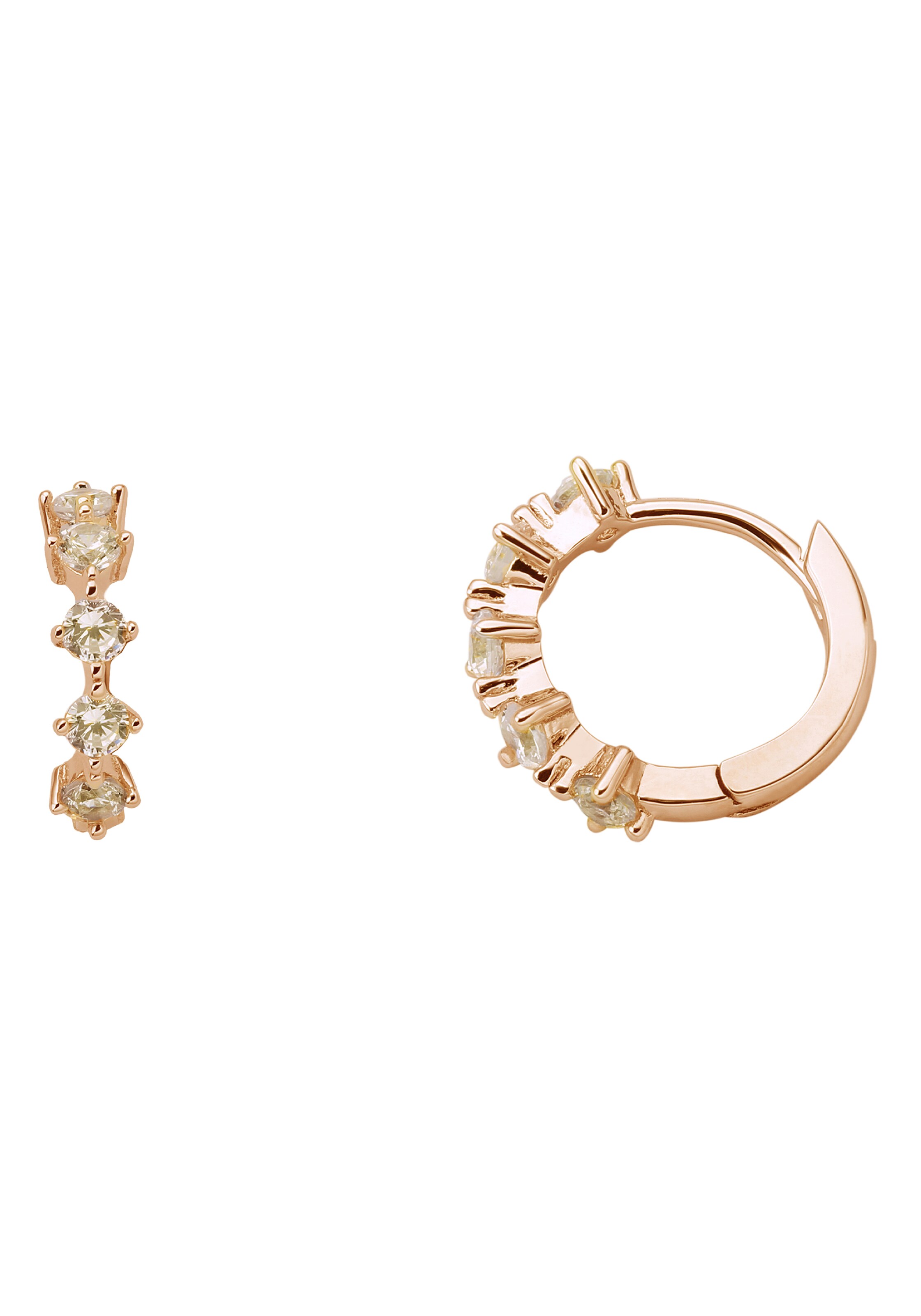 XENOX Creolen in Gold: Vorderseite