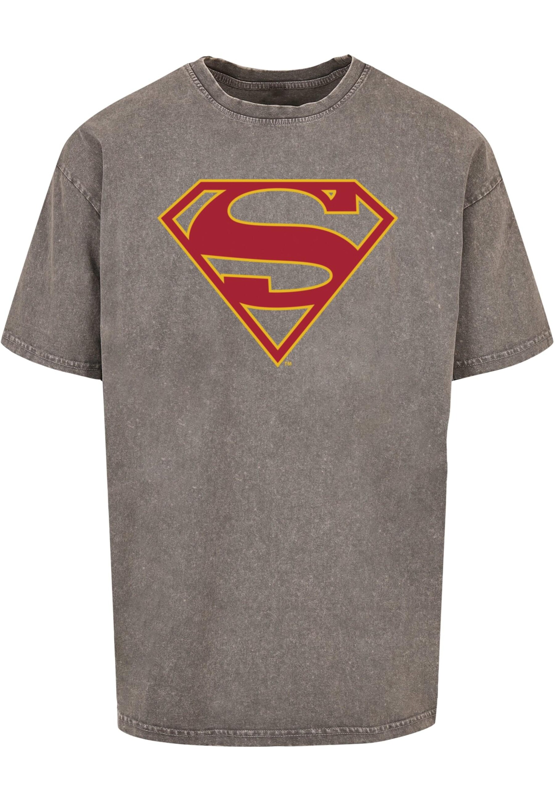 T-Shirt 'Supergirl' ABSOLUTE CULT en gris : devant