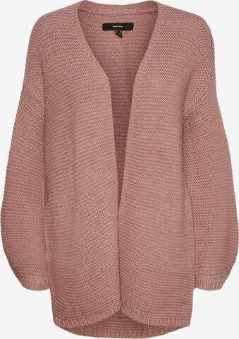 VERO MODA Gebreid vest 'No Name' in Roze: voorkant