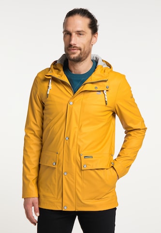 Veste fonctionnelle 'Bridgeport' Schmuddelwedda en jaune : devant