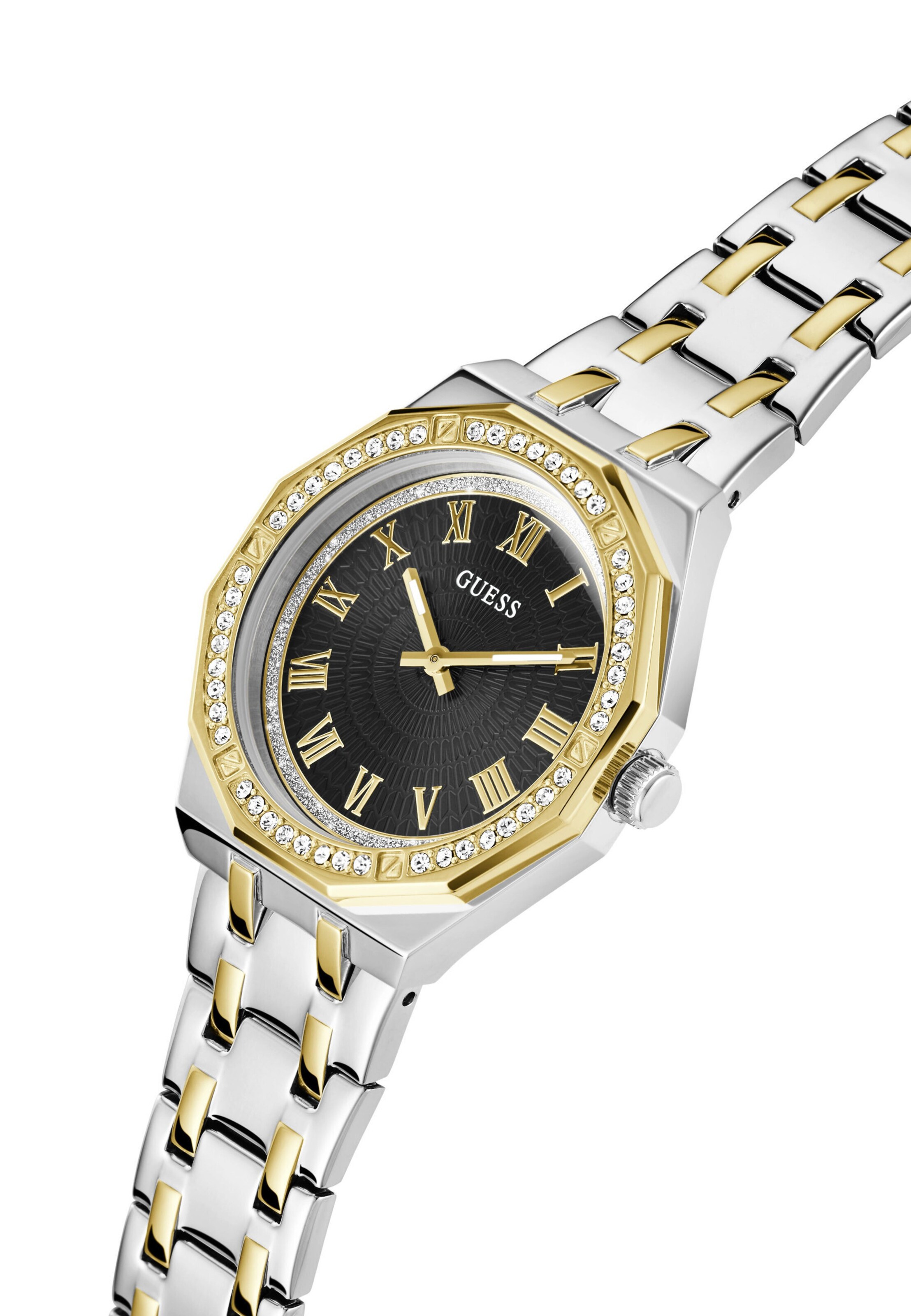 GUESS Analogt ur 'Desire' i sølv