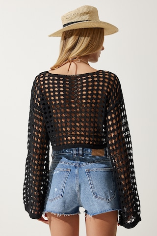 Pulover de la Happiness İstanbul pe negru