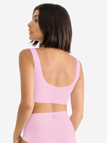 SLOGGI Bralette Bra ' Blue ZERO Feel 20 ' in Pink