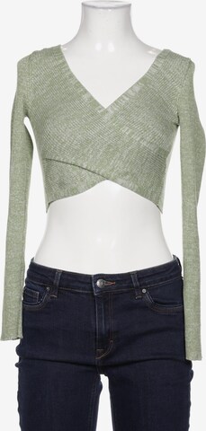 NA-KD Sweater & Cardigan in XXS in Green: front