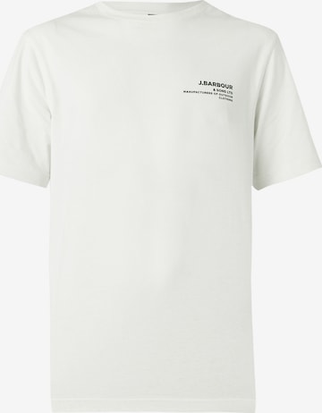 Barbour Paita 'Parkend Photographic' värissä valkoinen: etupuoli